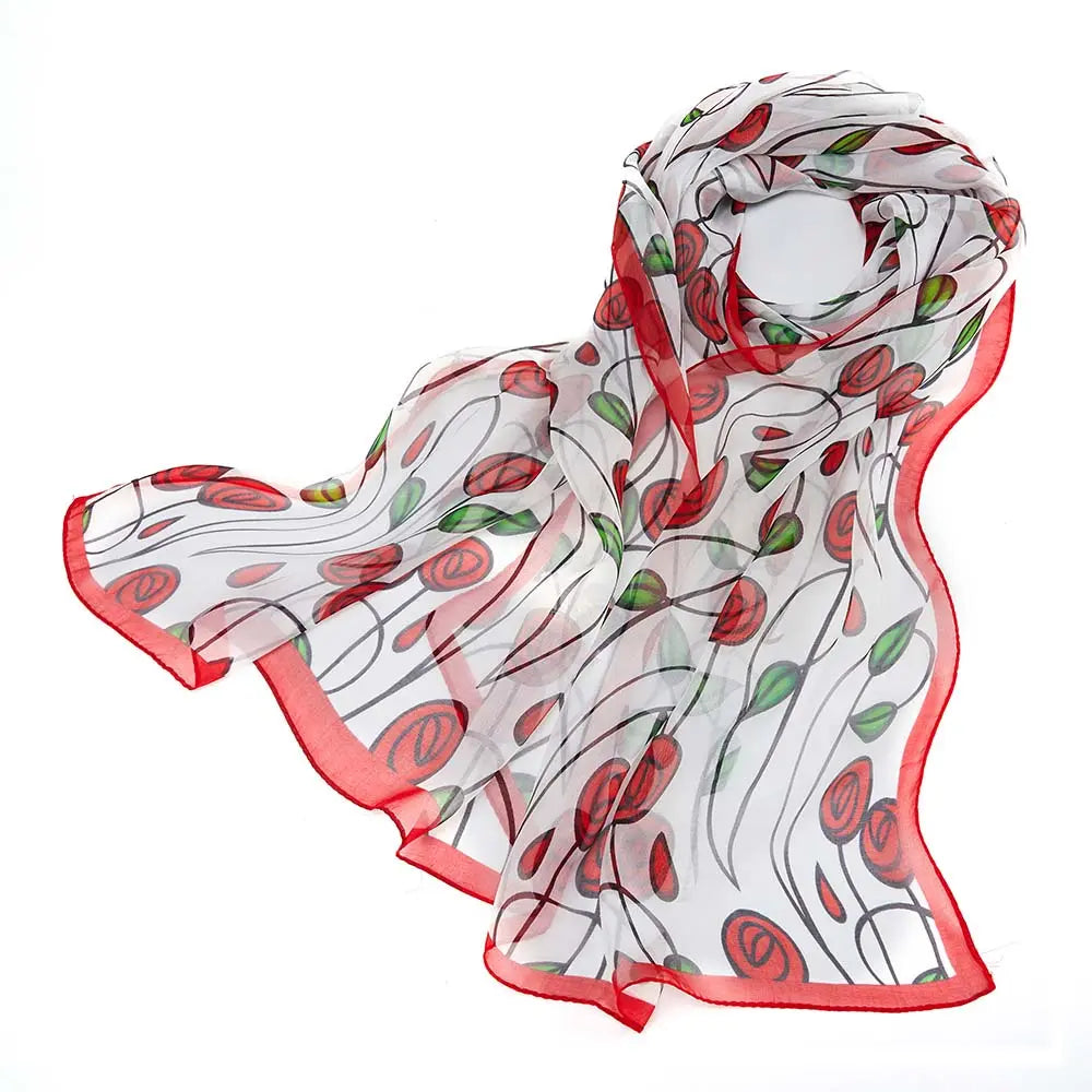 Mackintosh Simple Rose - 100% Pure Silk Scarf-0