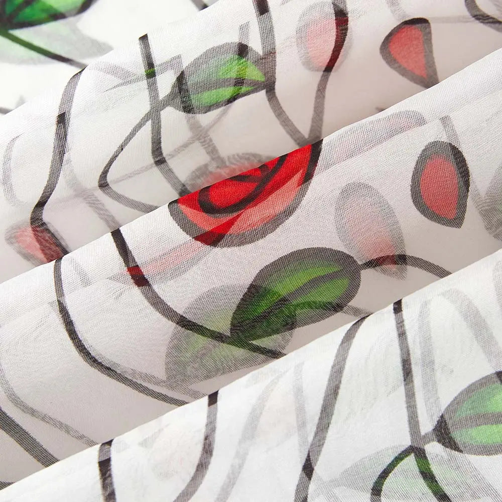 Mackintosh Simple Rose - 100% Pure Silk Scarf-2