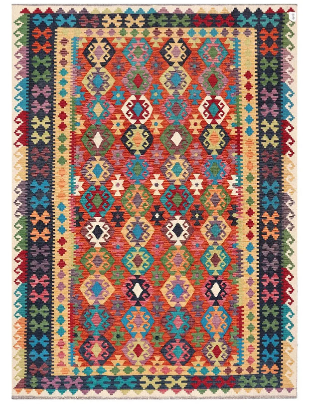 Maimana Afghanistan Kilim Rug - 240 x174 cm-0