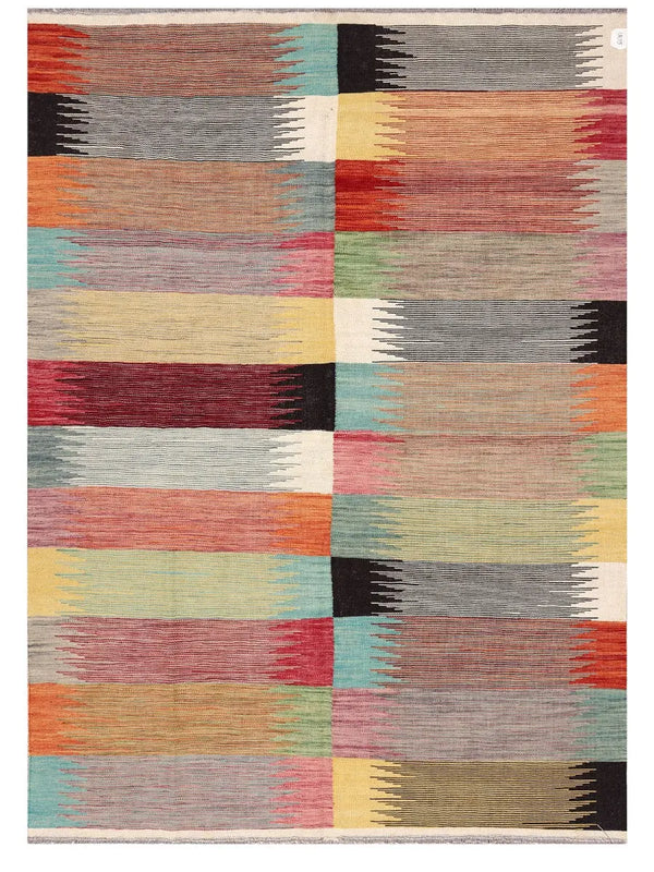 Maimana Afghanistan Kilim Rug - 241 x173 cm-0