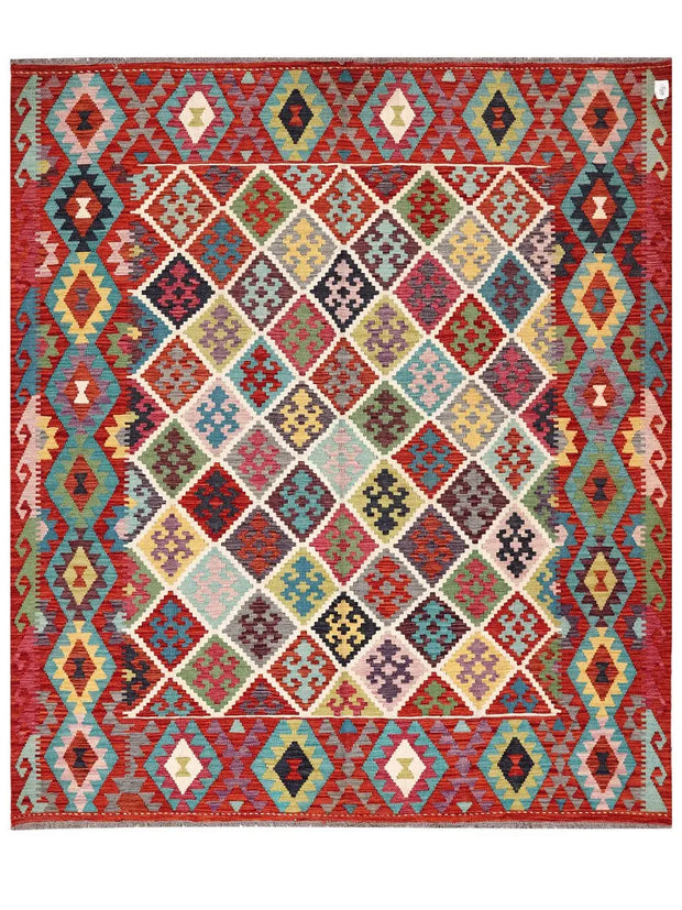 Maimana Afghanistan Kilim Rug - 244 x209 cm-0