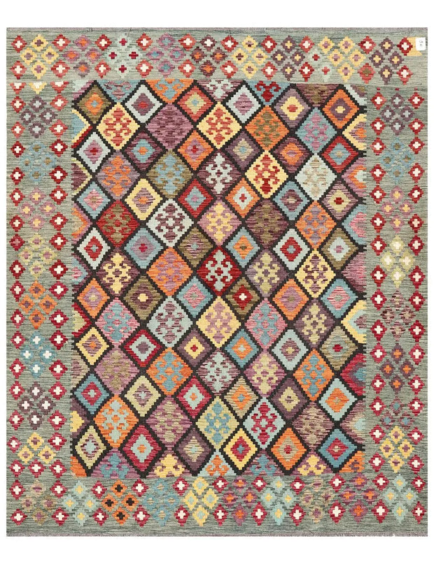 Maimana Afghanistan Kilim Rug - 248 x205 cm-0