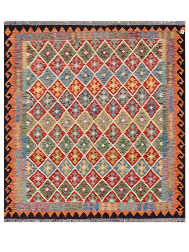 Maimana Afghanistan Kilim Rug - 282 x255 cm-0