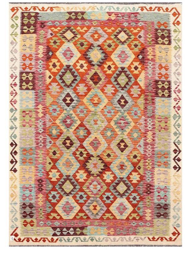 Maimana Afghanistan Kilim Rug - 287 x204 cm-0