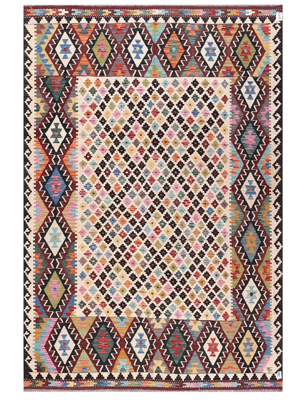 Maimana Afghanistan Kilim Rug - 295 x201 cm-0
