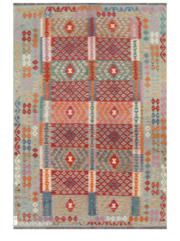 Maimana Afghanistan Kilim Rug - 302 x197 cm-0