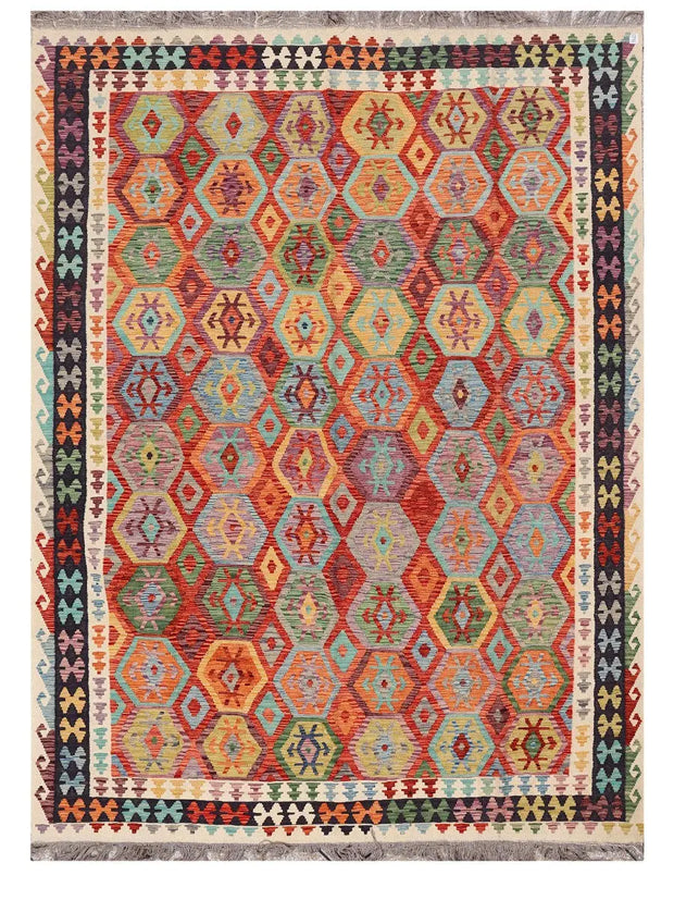 Maimana Afghanistan Kilim Rug - 342 x247 cm-0