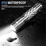 Titanium alloy flashlight strong light powerful long-range super bright searchlight camping hunting outdoor flashlight-2