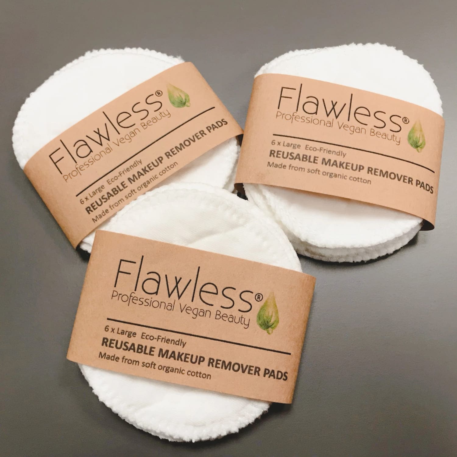 Reusable Organic Cotton Makeup Remover Pads x 6-1