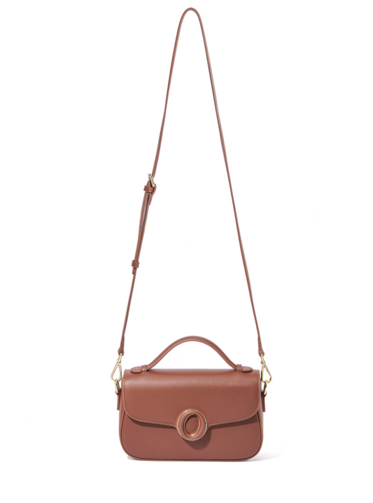 Makoto Leather Bag, Brown by Bob Oré-0