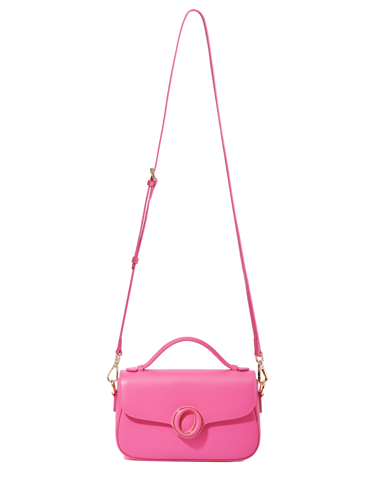 Makoto Leather Bag, Pink by Bob Oré-2