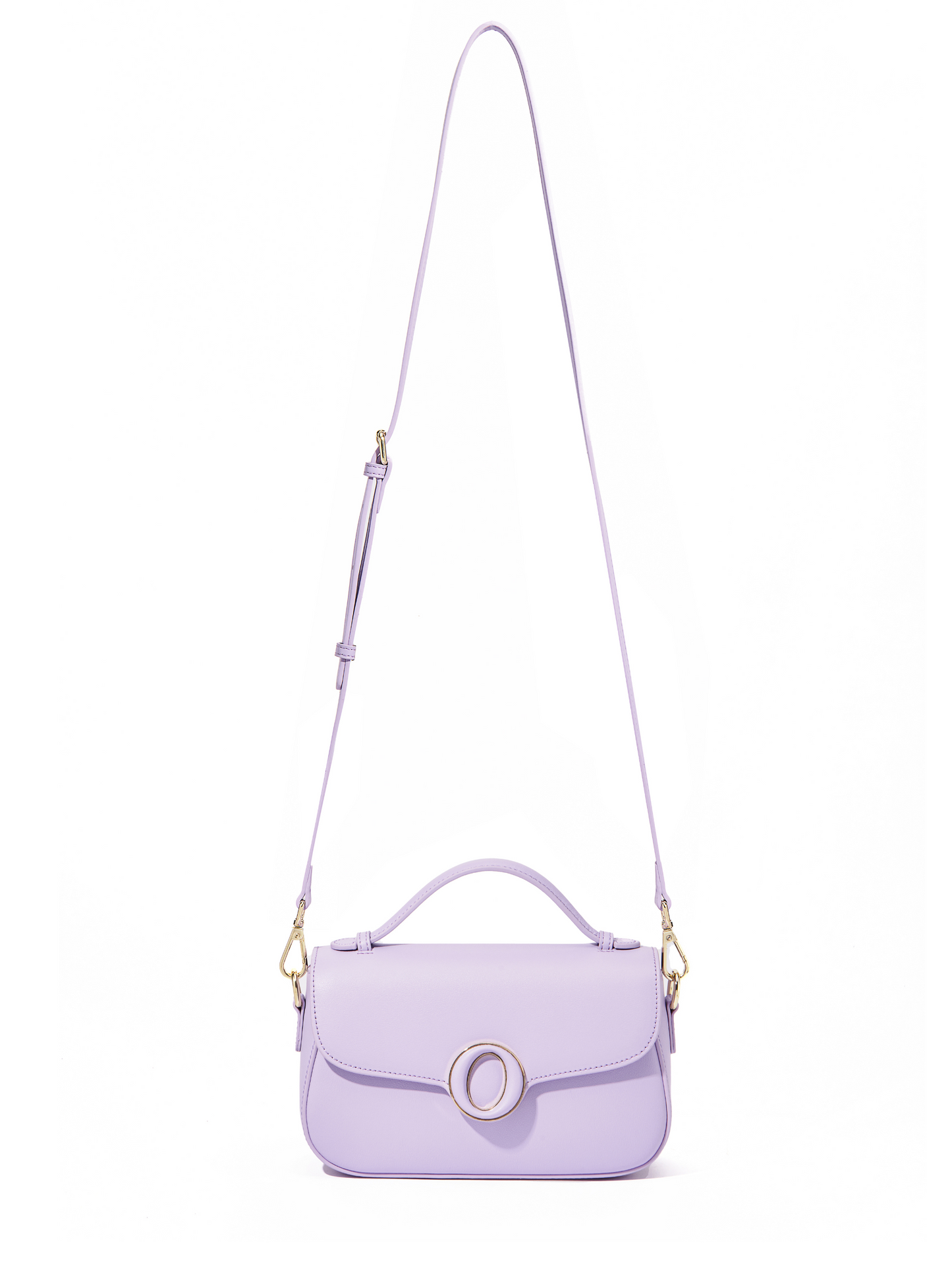 Makoto Leather Bag, Purple by Bob Oré-2