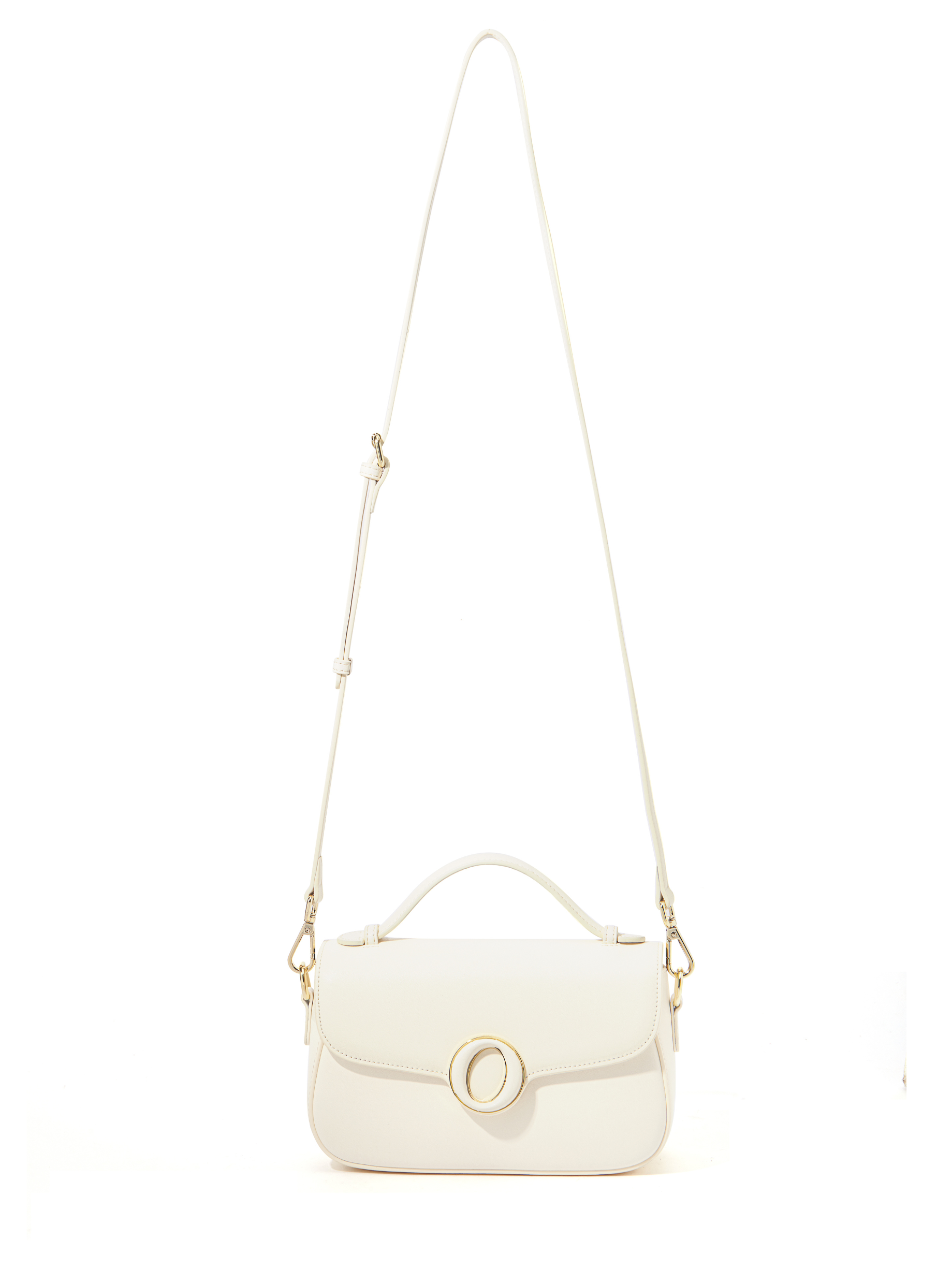 Makoto Leather Bag, White by Bob Oré-2