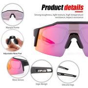 Man Cycling Glasses UV400 Women MTB Bike Glasses Bicycle Running Fishing Sports Sunglasses Polarized Cycling Sunglasses Eyewear - Memoriex 