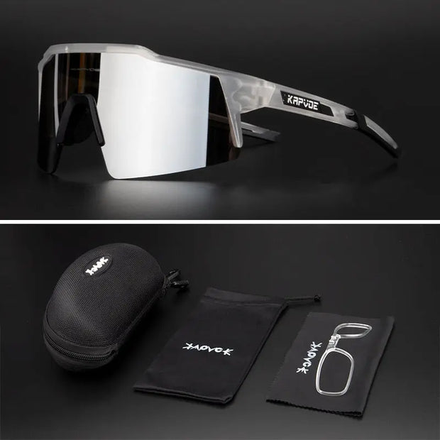 Man Cycling Glasses UV400 Women MTB Bike Glasses Bicycle Running Fishing Sports Sunglasses Polarized Cycling Sunglasses Eyewear - Memoriex 