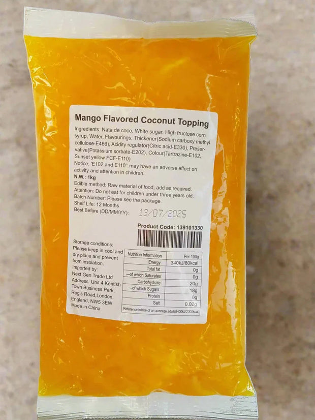 Mango Flavoured Coconut Jelly - Memoriex 