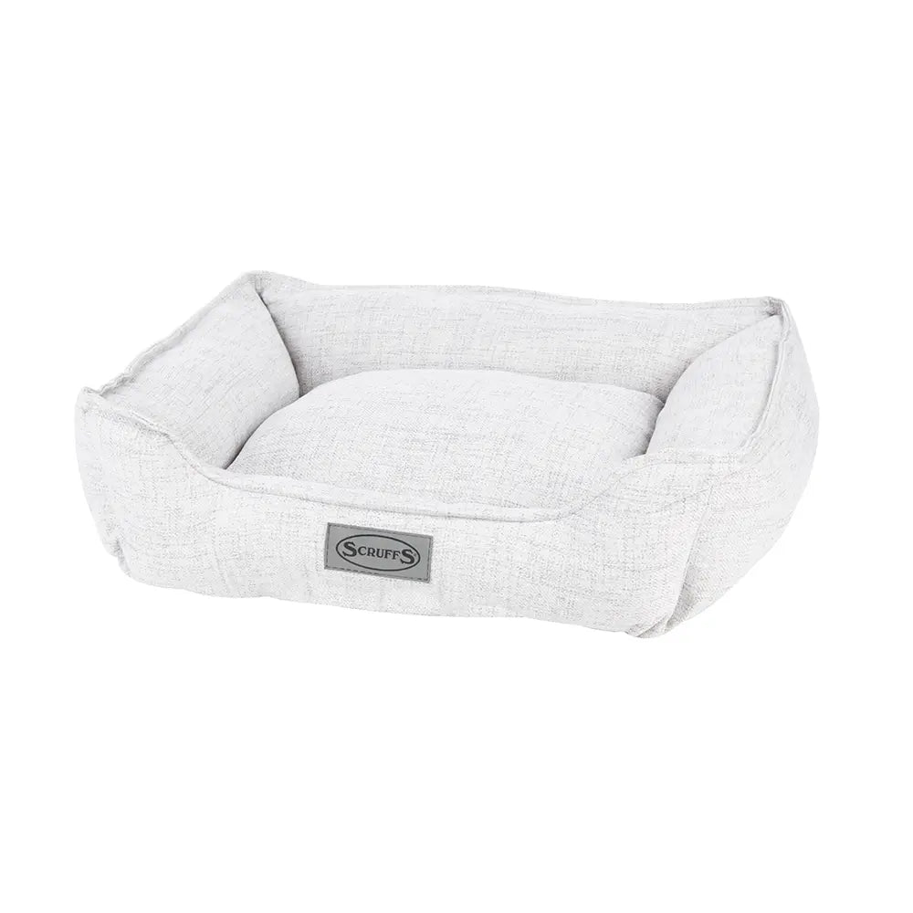 Manhattan Box Dog Bed (in Berry Purple, Denim Blue, Dark Grey or Light Grey) by Scruffs - Memoriex