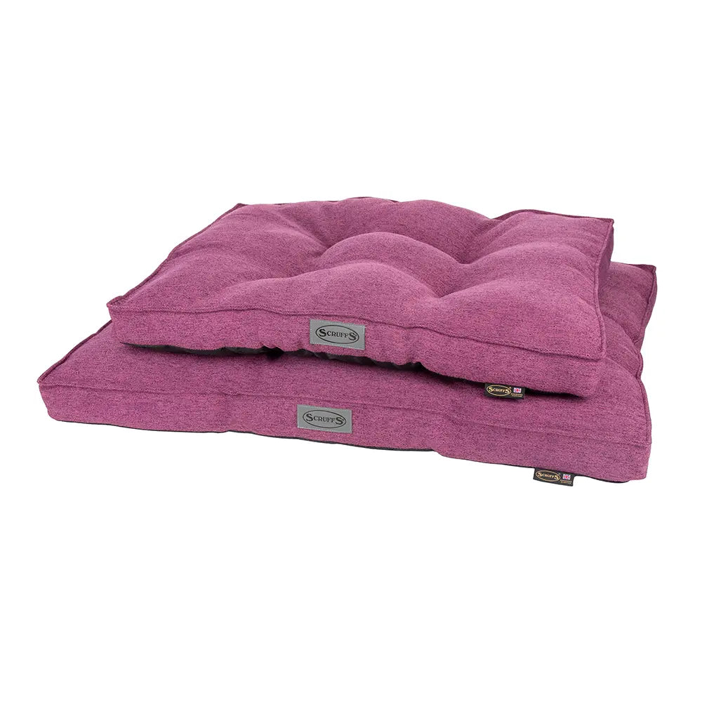 Manhattan Dog Mattress (in Berry Purple, Dark Grey, Denim Blue or Light Grey) by Scruffs - Memoriex