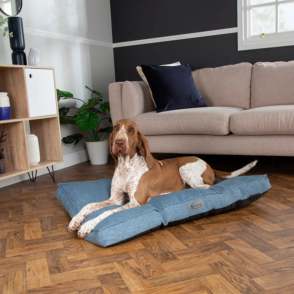 Manhattan Dog Mattress (in Berry Purple, Dark Grey, Denim Blue or Light Grey) by Scruffs - Memoriex