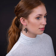 Mars & Venus Unique Recycle Rubber Earrings - Memoriex 