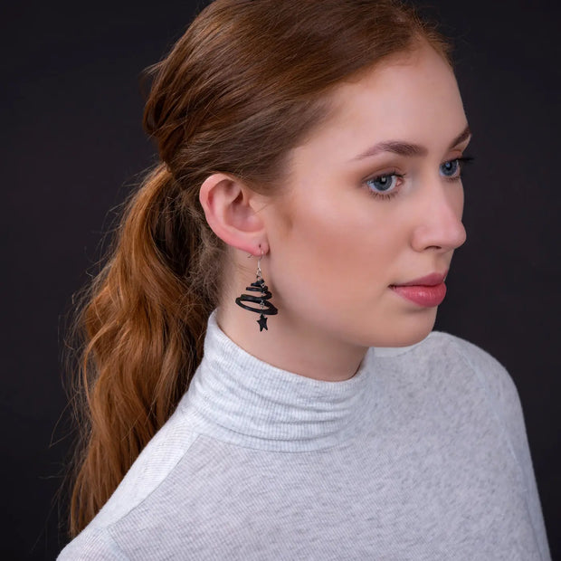 Mars & Venus Unique Recycle Rubber Earrings - Memoriex 