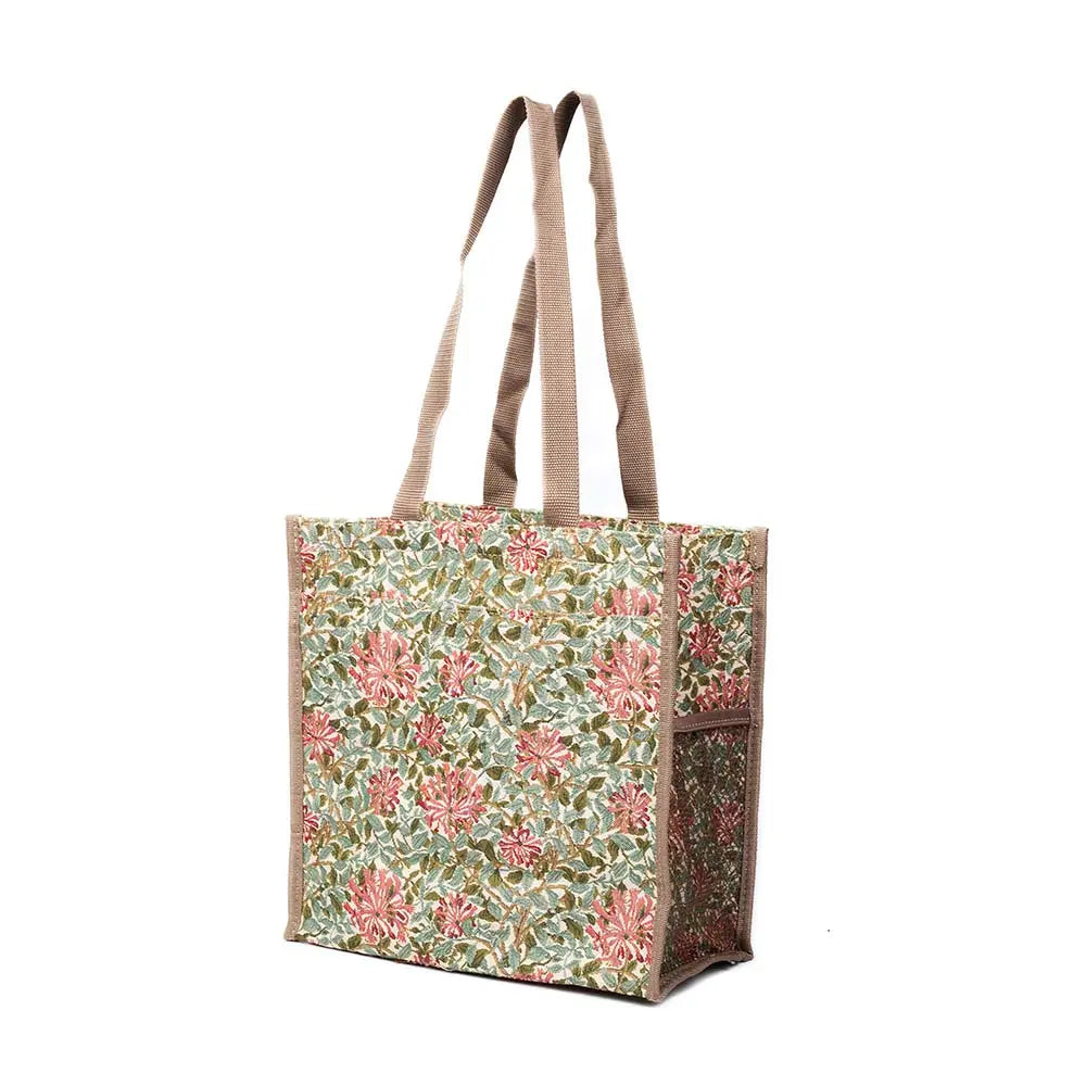 May Morris Honeysuckle - Shopper Bag-3