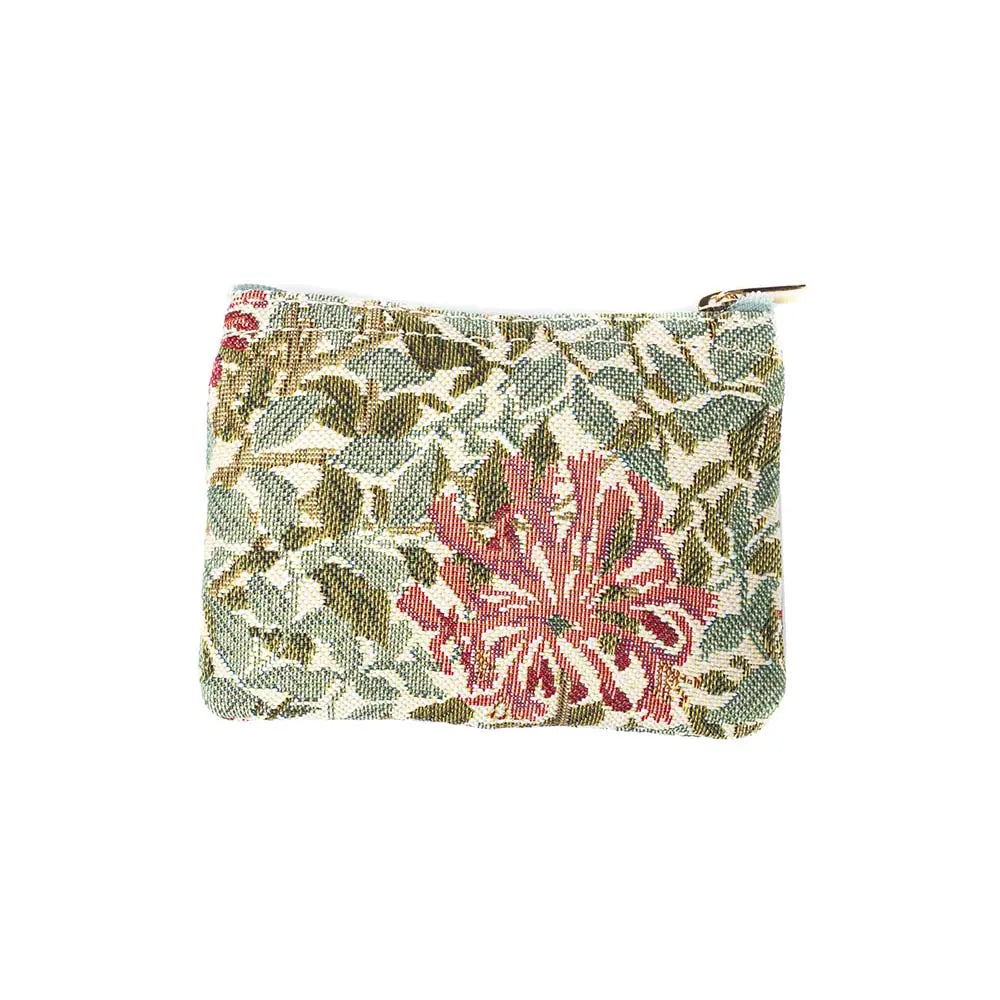 May Morris Honeysuckle - Zip Coin Purse-0