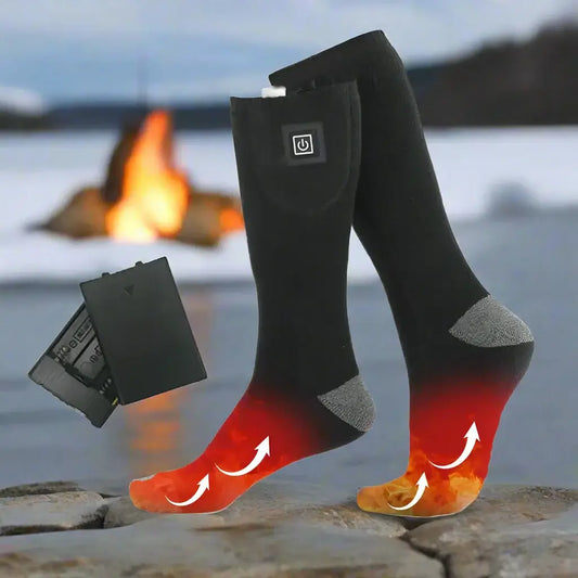 Memoriex Heated Fishing Socks - 3 Heat Settings, Comfortable, Durable