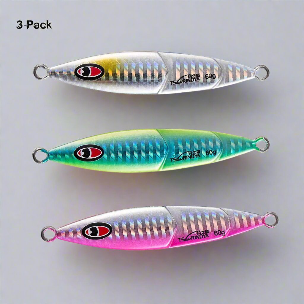 Memoriex Luminous Vertical Jigs - Fishing Lures for Saltwater and Freshwater