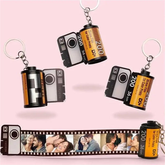 Memory Time Film Album Key Chain Creative Valentine's Day Birthday Gift Boyfriend Girl Friend Graduation Commemoration - Memoriex 