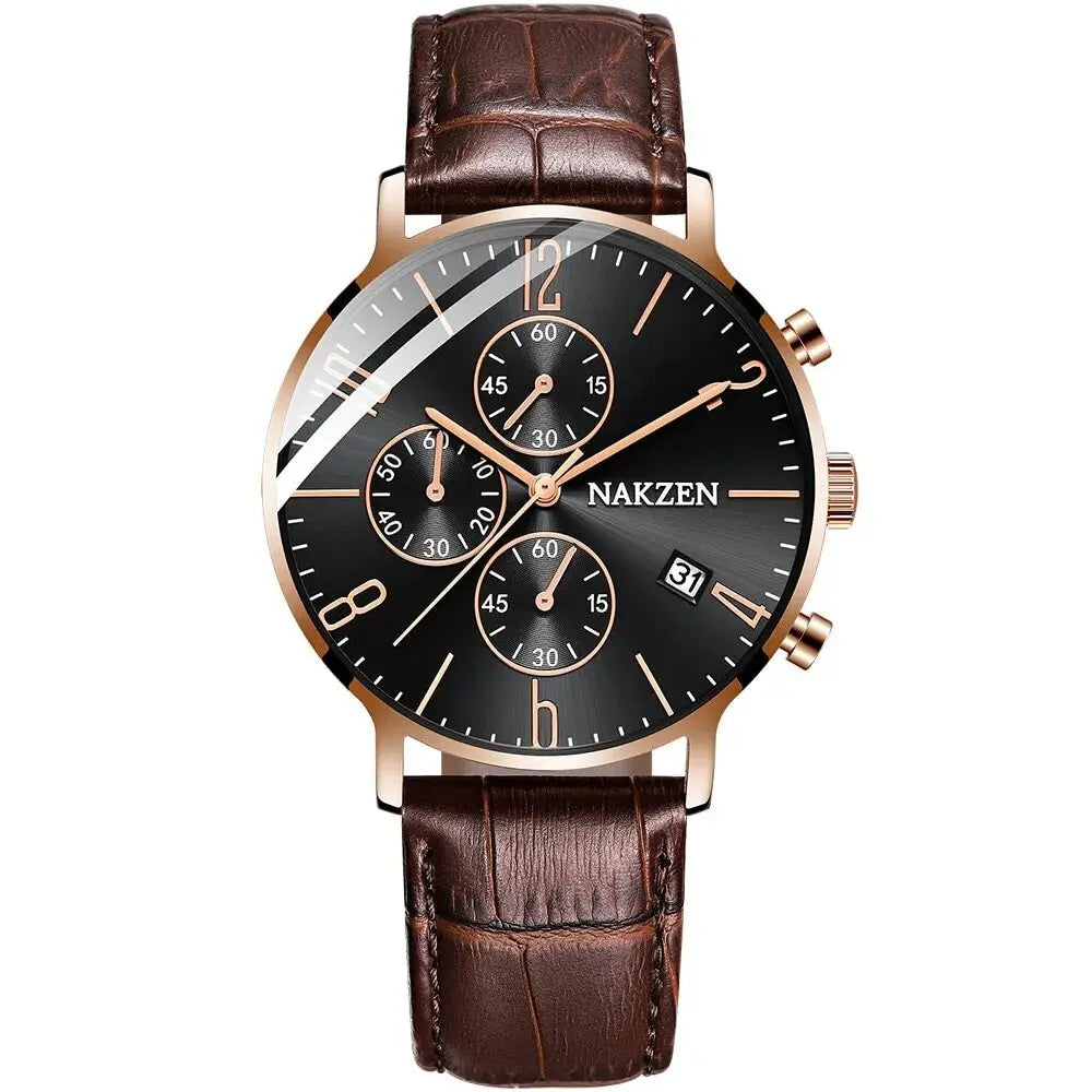 NAKZEN 2018 New Watches Men Luxury Brand Chronograph Man Sports Watches Waterproof Full Steel Quartz Watch Relogio Masculino-7