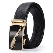 Men's Automatic Leather Buckle Business Belt - Memoriex 