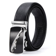 Men's Automatic Leather Buckle Business Belt - Memoriex 