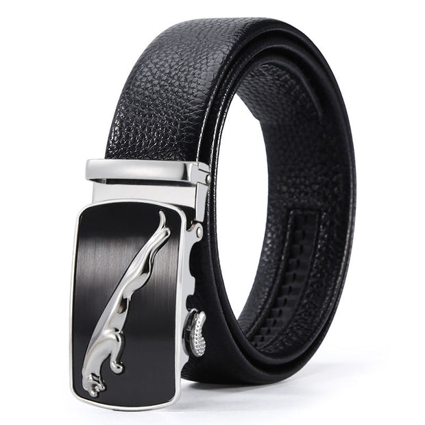 Men's Automatic Leather Buckle Business Belt - Memoriex 