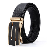 Men's Automatic Leather Buckle Business Belt - Memoriex 