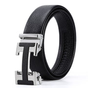 Men's Automatic Leather Buckle Business Belt - Memoriex 