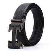 Men's Automatic Leather Buckle Business Belt - Memoriex 