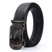 Men's Automatic Leather Buckle Business Belt - Memoriex 