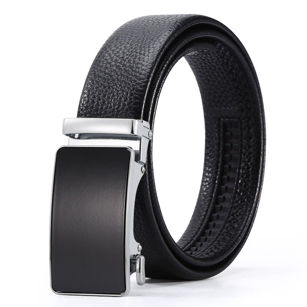 Men's Automatic Leather Buckle Business Belt - Memoriex 