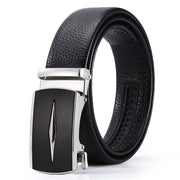 Men's Automatic Leather Buckle Business Belt - Memoriex 