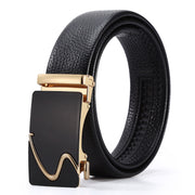 Men's Automatic Leather Buckle Business Belt - Memoriex 