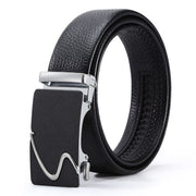 Men's Automatic Leather Buckle Business Belt - Memoriex 