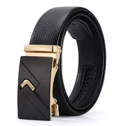 Men's Automatic Leather Buckle Business Belt - Memoriex 