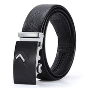 Men's Automatic Leather Buckle Business Belt - Memoriex 