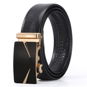 Men's Automatic Leather Buckle Business Belt - Memoriex 