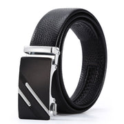 Men's Automatic Leather Buckle Business Belt - Memoriex 