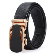 Men's Automatic Leather Buckle Business Belt - Memoriex 