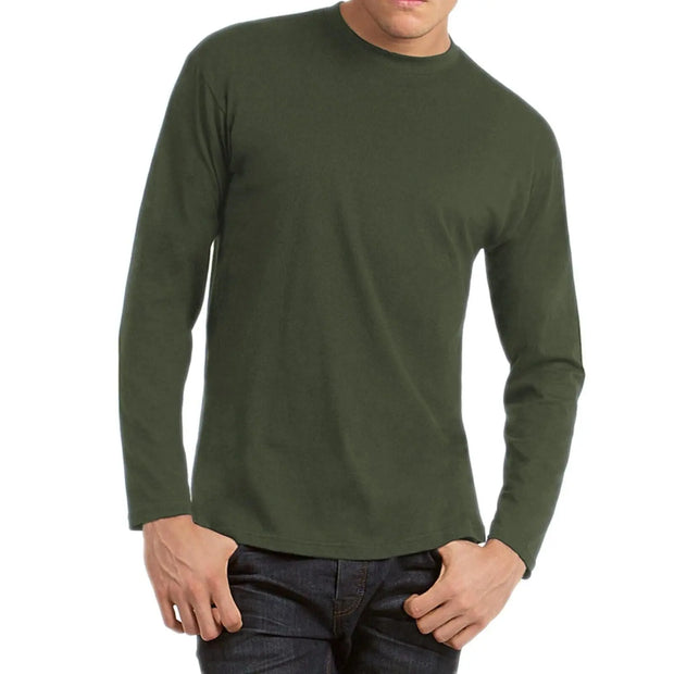Men's Basics Long Sleeve T Shirt-2