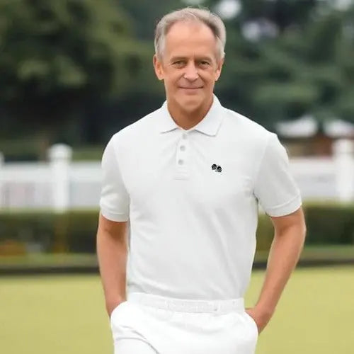 Men's Bowls Logo Polo Shirt-2