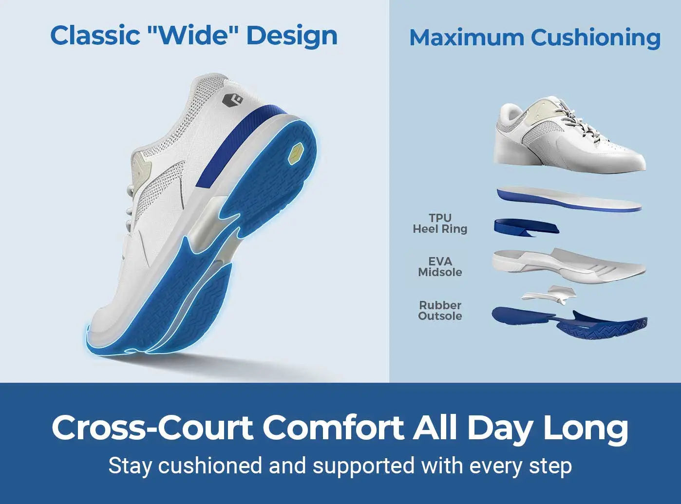 Men's Court Tennis Amadeus V1 2-Pair Bundle-4